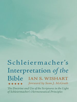 cover image of Schleiermacher's Interpretation of the Bible
